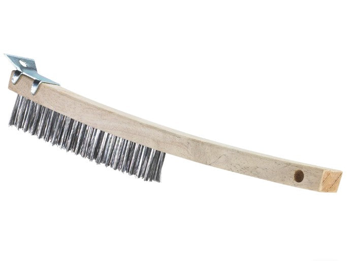 Browne 14" Wire Brush w/ Scraper