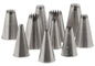 Ateco 10 Piece French Star Tube Set