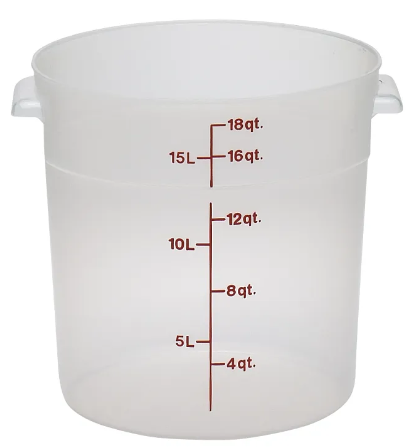 Cambro Translucent Round Food Storage Container