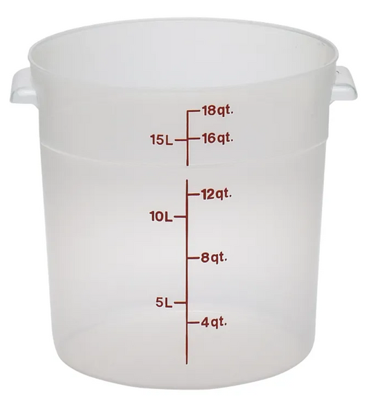 Cambro Translucent Round Food Storage Container
