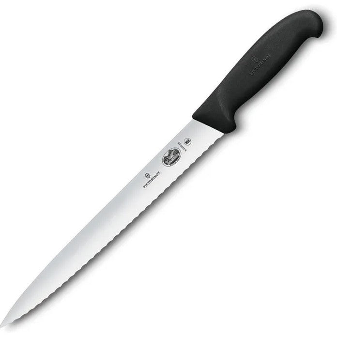 Victorinox Serrated Chef's Slicer 10 inch, Pointed Blade Knife