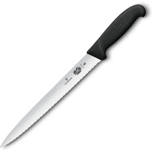 Victorinox Serrated Chef's Slicer 10 inch, Pointed Blade Knife