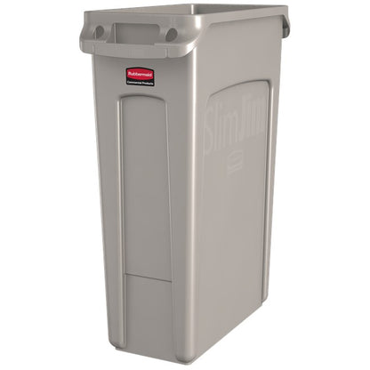 Rubbermaid Vented Slim Jim, 23 gallon
